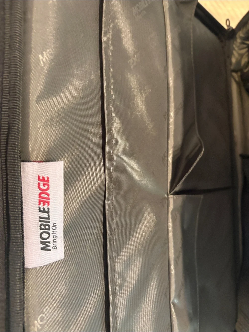 Mobile Edge laptop case black and grey. Fits a 16” laptop